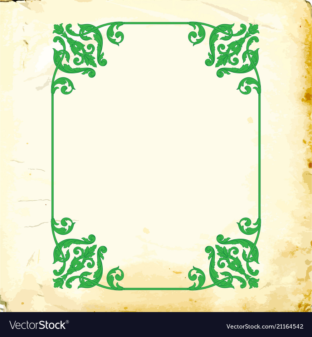 Baroque of vintage elements for design Royalty Free Vector