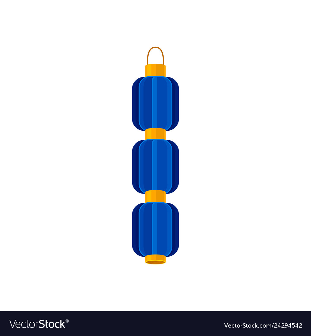blue chinese lanterns