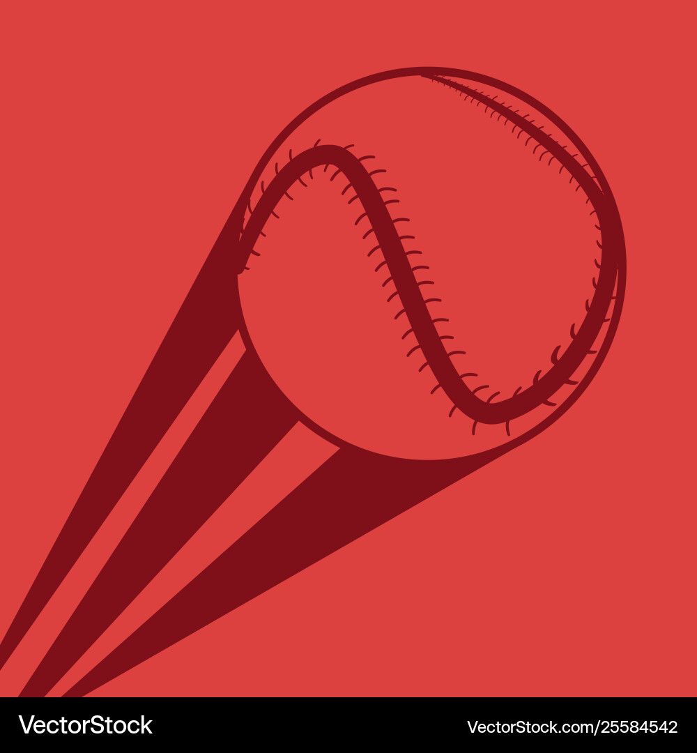 Flying ball sport Royalty Free Vector Image - VectorStock