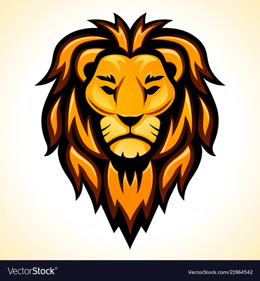 Download Lion Head Color Design Royalty Free Vector Image