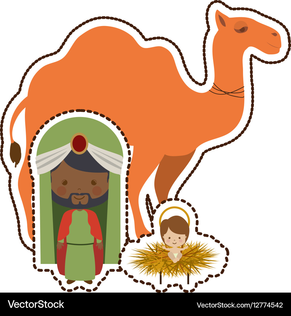 Three wise men Royalty Free Vector Image - VectorStock