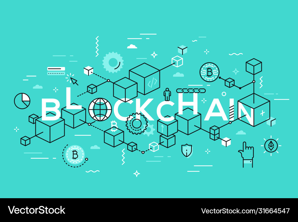 Thin line concept Royalty Free Vector Image - VectorStock
