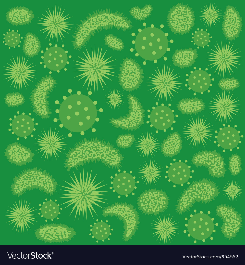 Green virus Royalty Free Vector Image - VectorStock