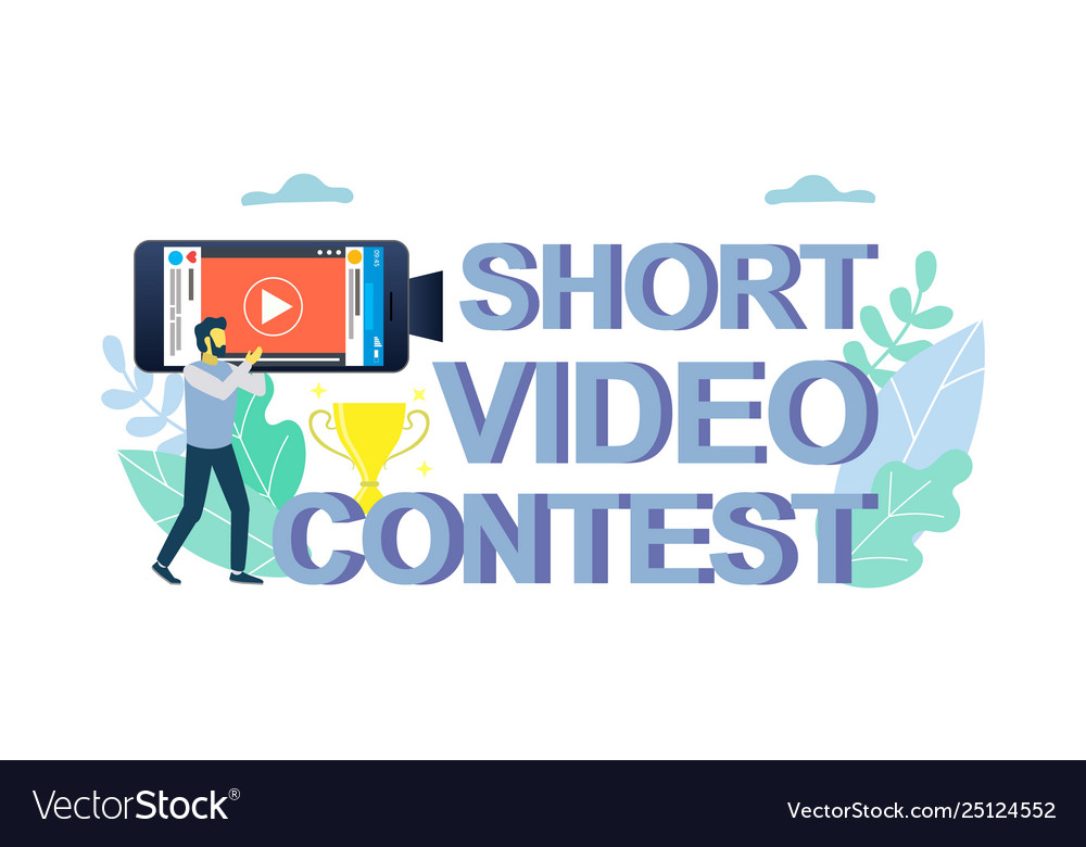 Mobile short video contest concept for web