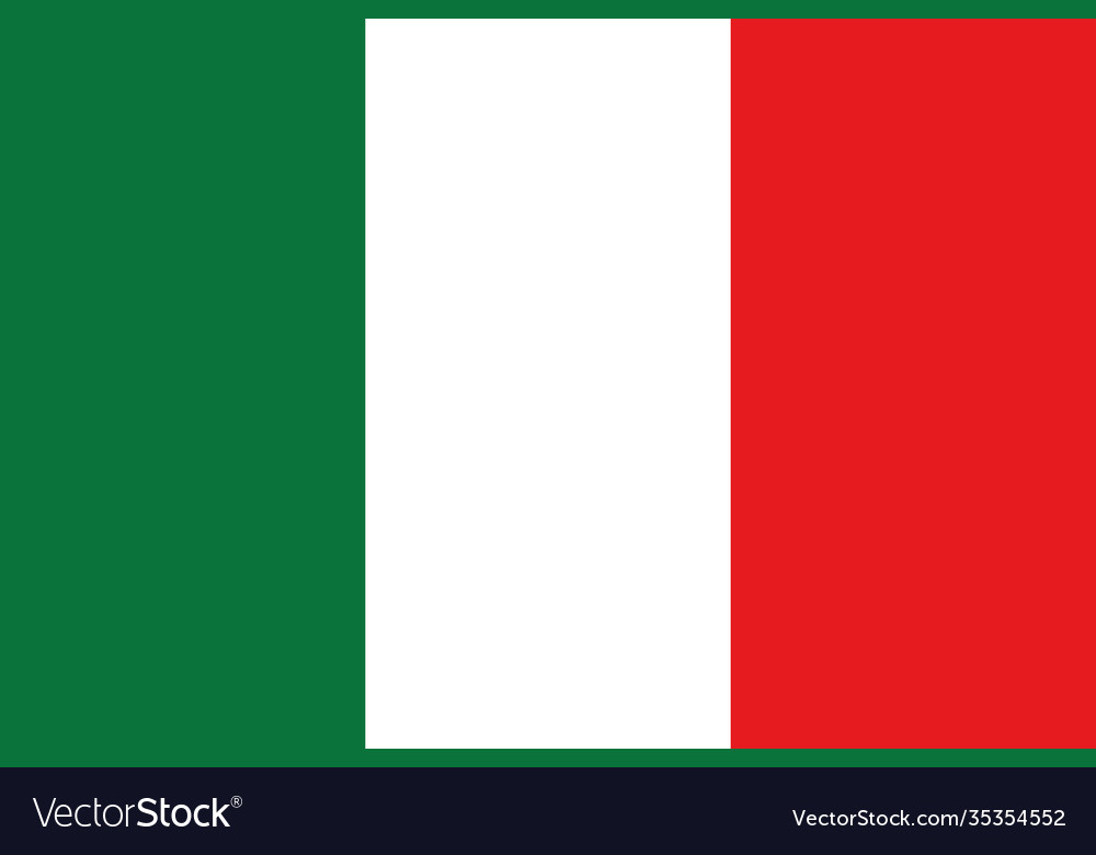 National flag european country italy