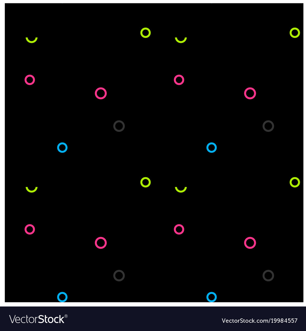 Empty circles seamless pattern