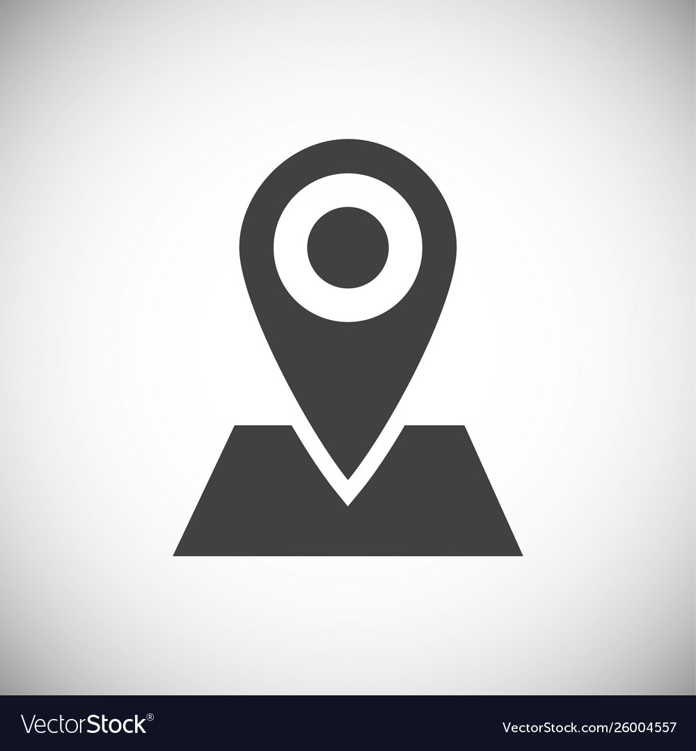 Geolocation related icon on background for graphic