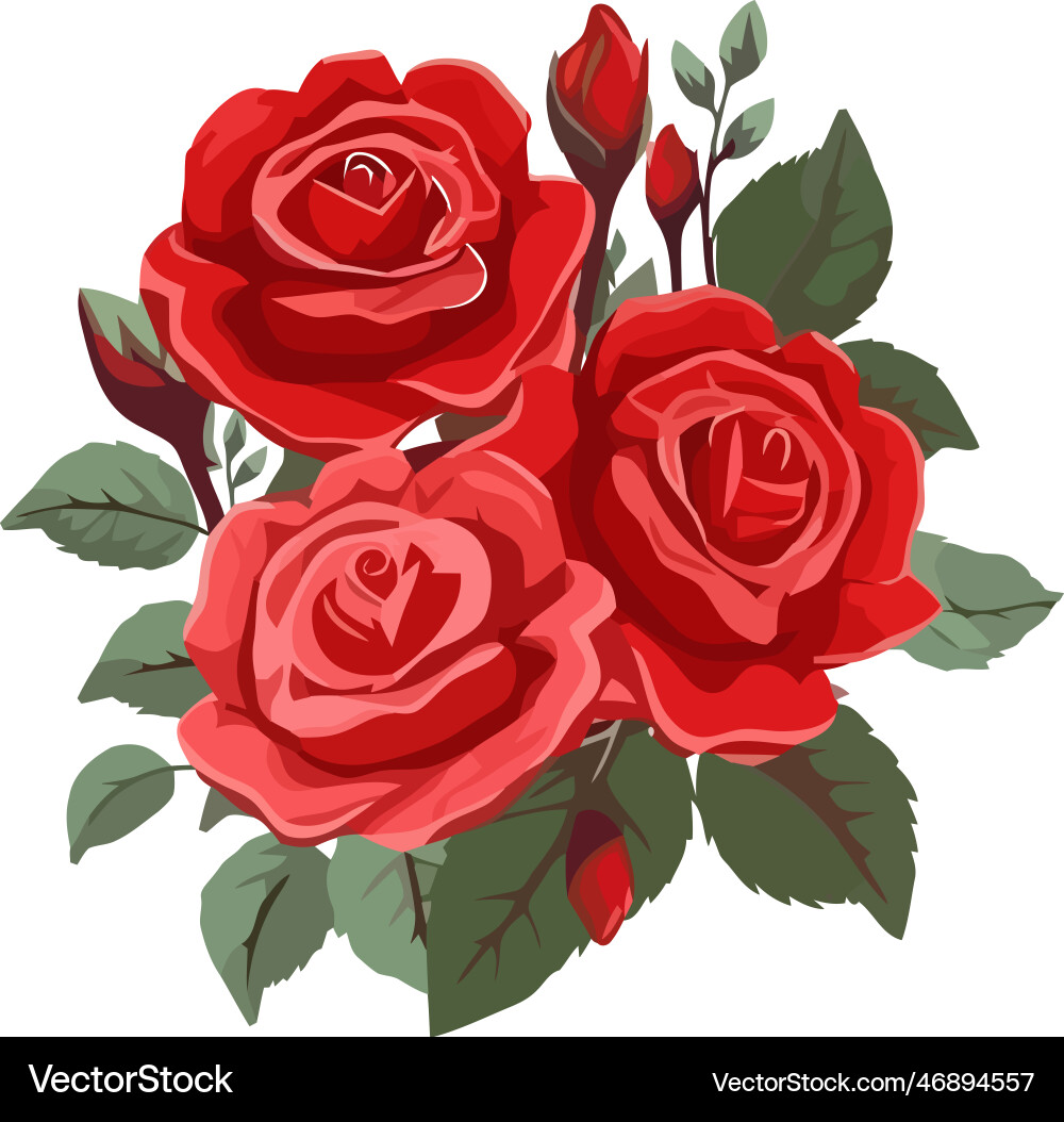 Romantic bouquet symbolizes love icon Royalty Free Vector