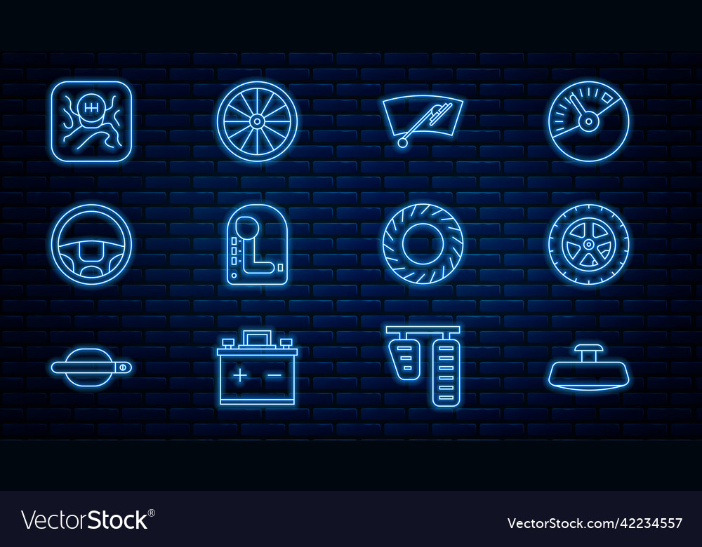 Set Linie Auto Spiegelscheibe Scheibenwischer