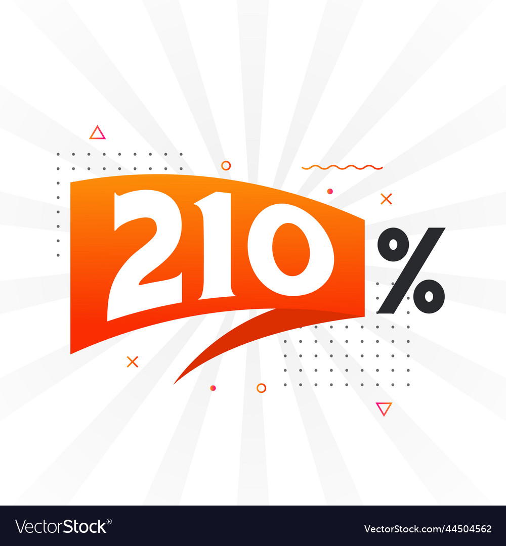 210 discount marketing banner promotion