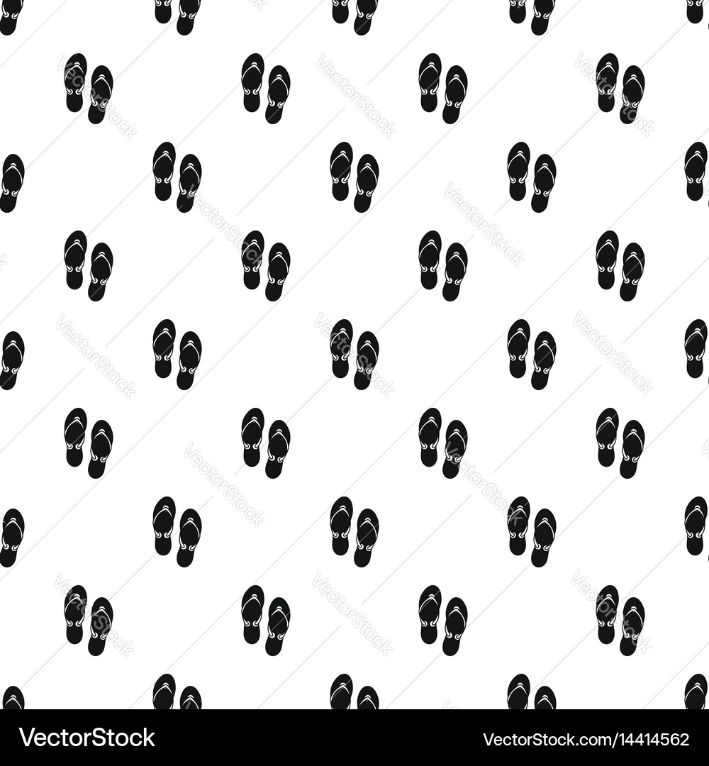Flip flop sandals pattern Royalty Free Vector Image
