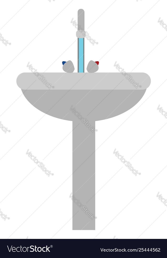 Washbasin or color Royalty Free Vector Image - VectorStock