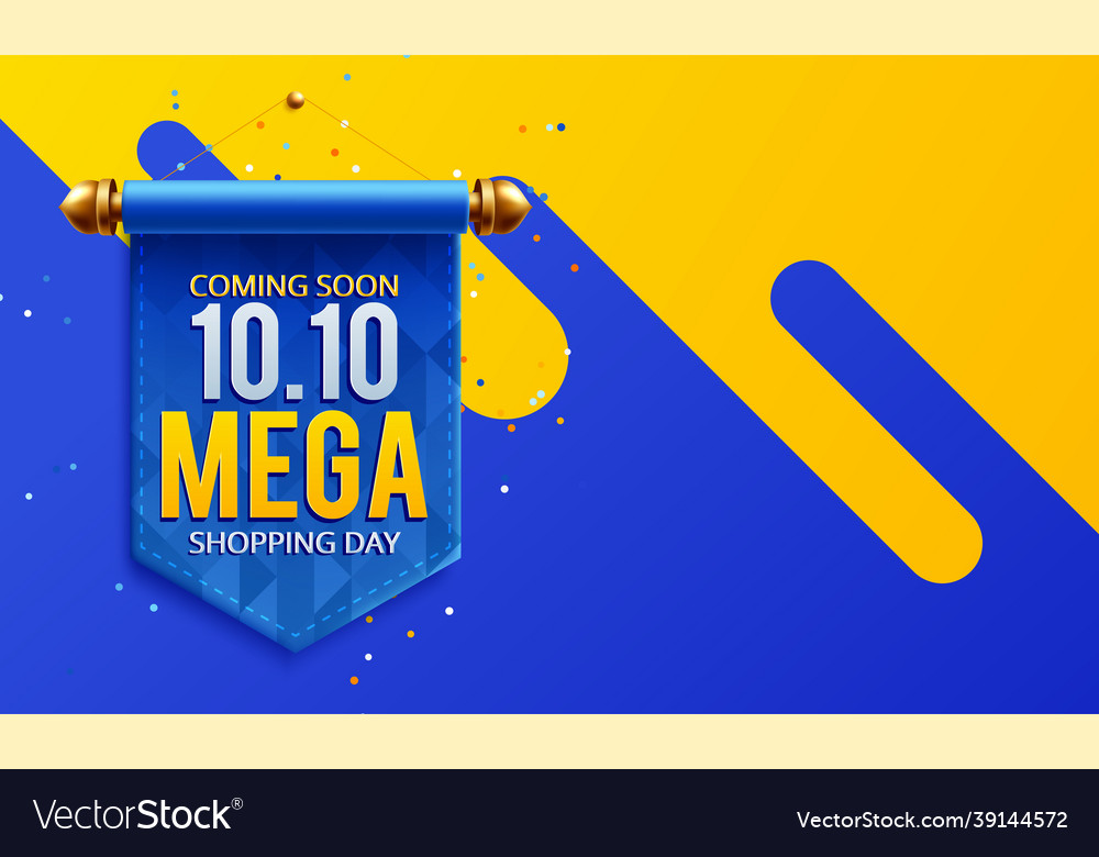 1010 online shopping day sale banner