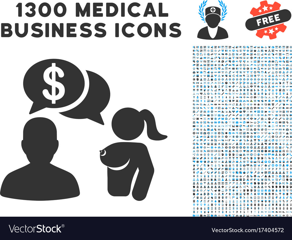 Commercial adult chat icon with 1300 medical Vector Image