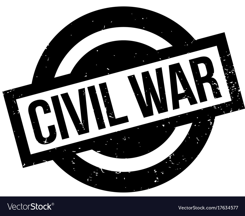 Civil war rubber stamp