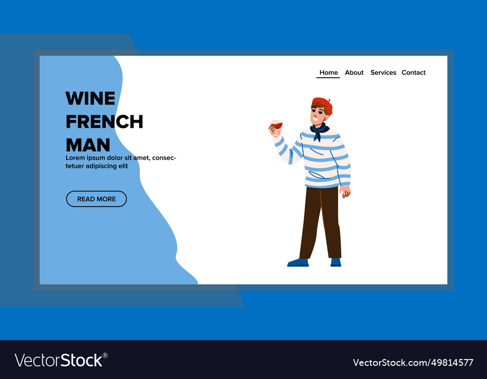 France wine french man