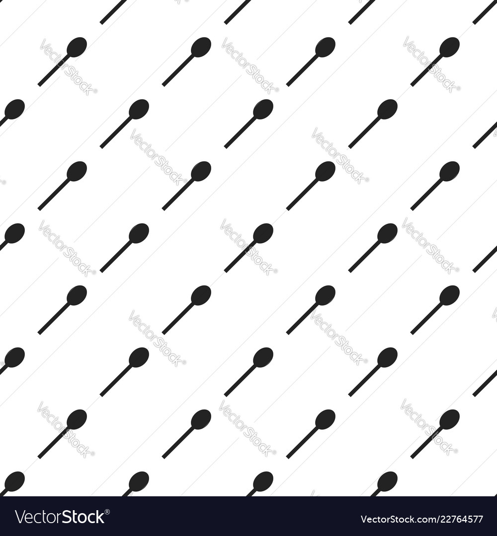 Plastic spoon pattern seamless Royalty Free Vector Image