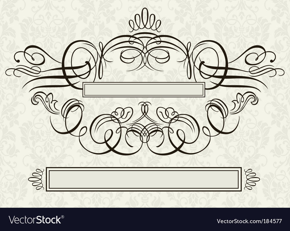 Swirl ornament Royalty Free Vector Image - VectorStock