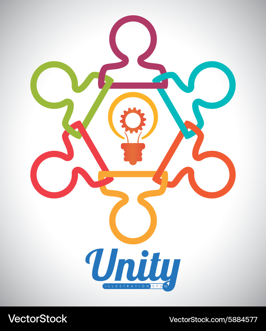 Teamwork design Royalty Free Vector Image - VectorStock