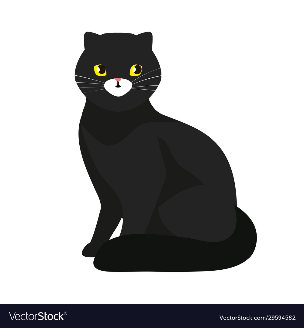 Cute cat icon Royalty Free Vector Image - VectorStock