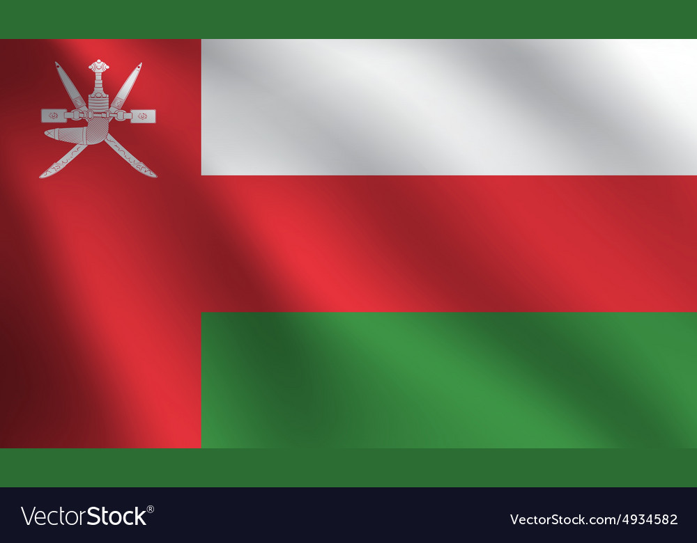 Oman Flag Royalty Free Vector Image Vectorstock