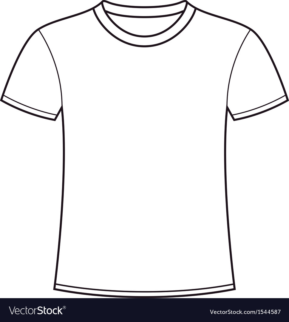 White Tee Shirt Template