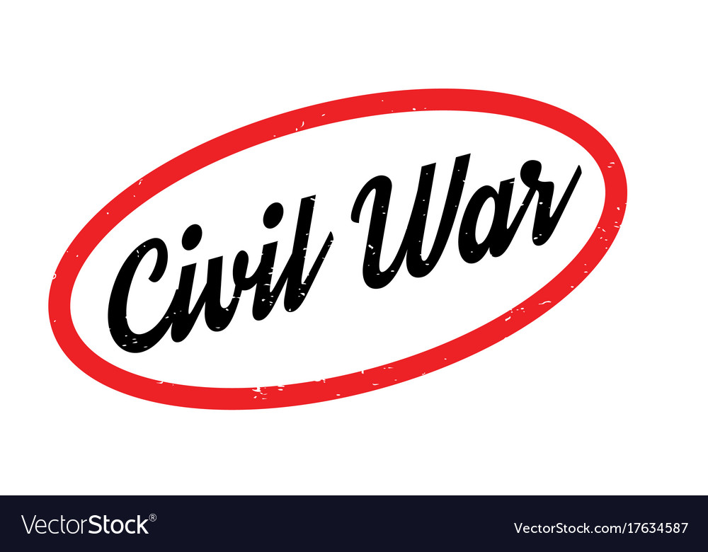 Civil war rubber stamp