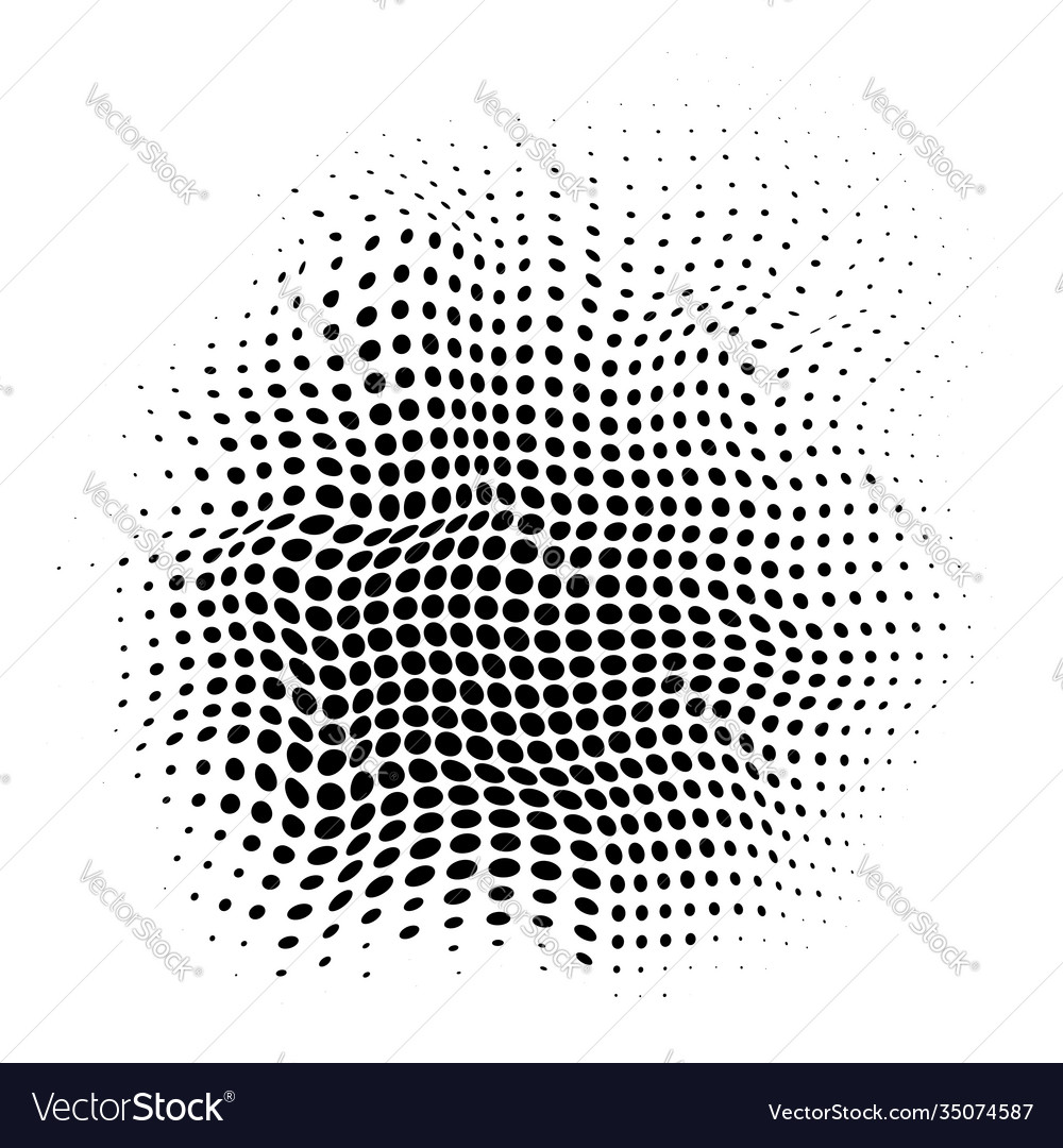 Halftone pattern set dots dotted texture Vector Image