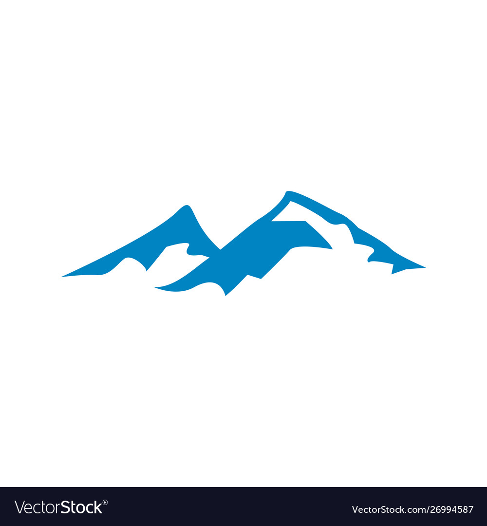 Mountain graphic design template isolated Vector Image