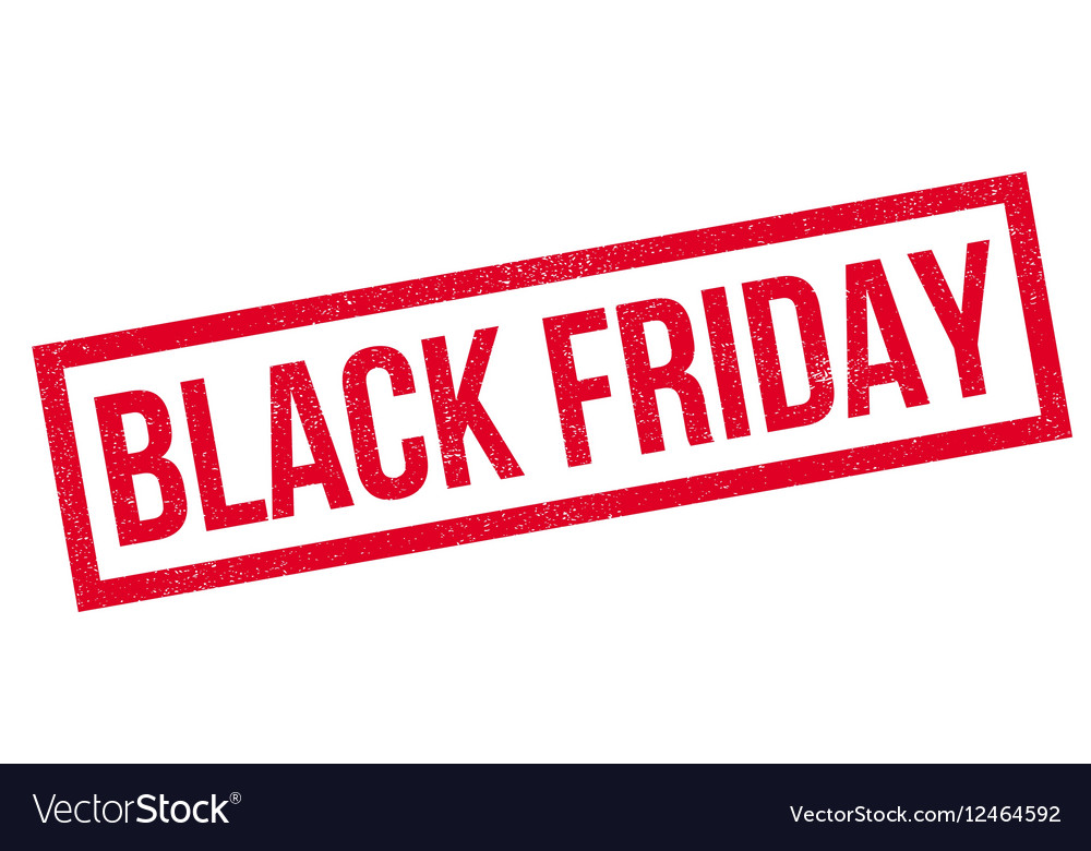 Black friday rubber stamp