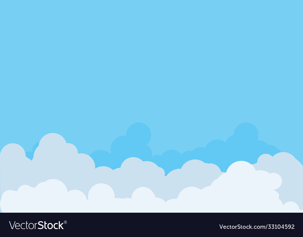 Cloud template Royalty Free Vector Image - VectorStock