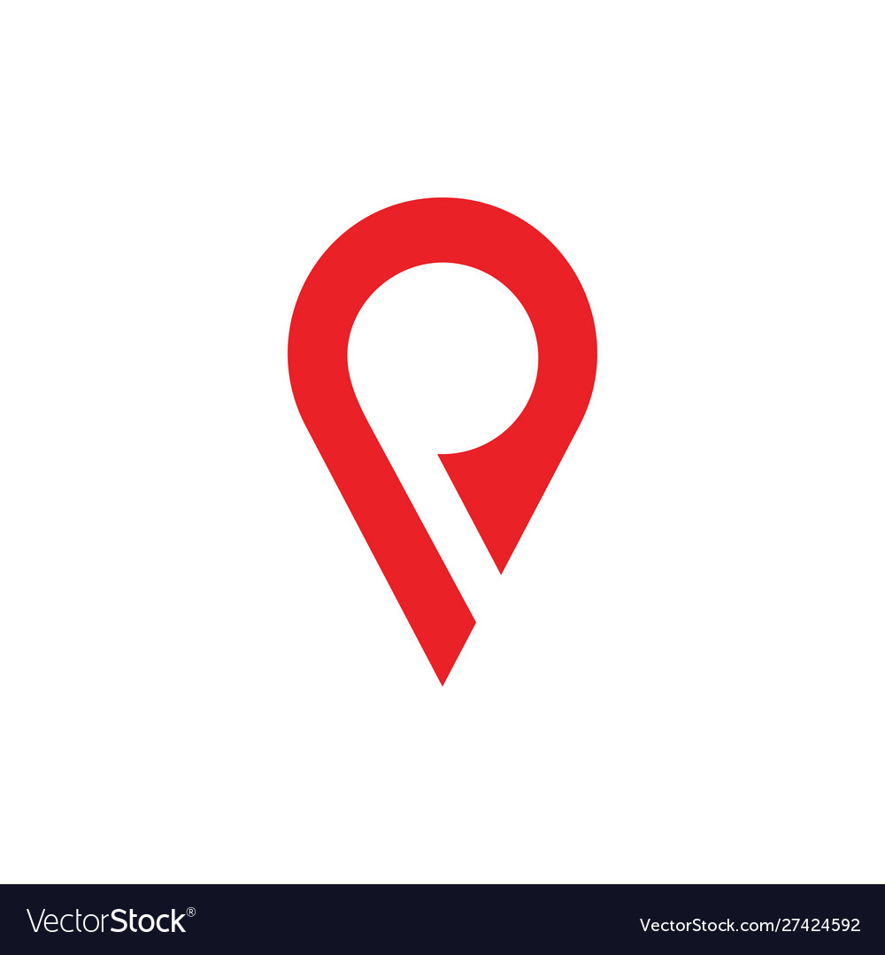 Pin map icon design template isolated