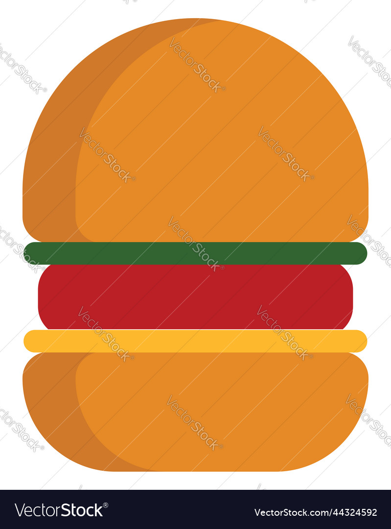 Vegan burger on a white background