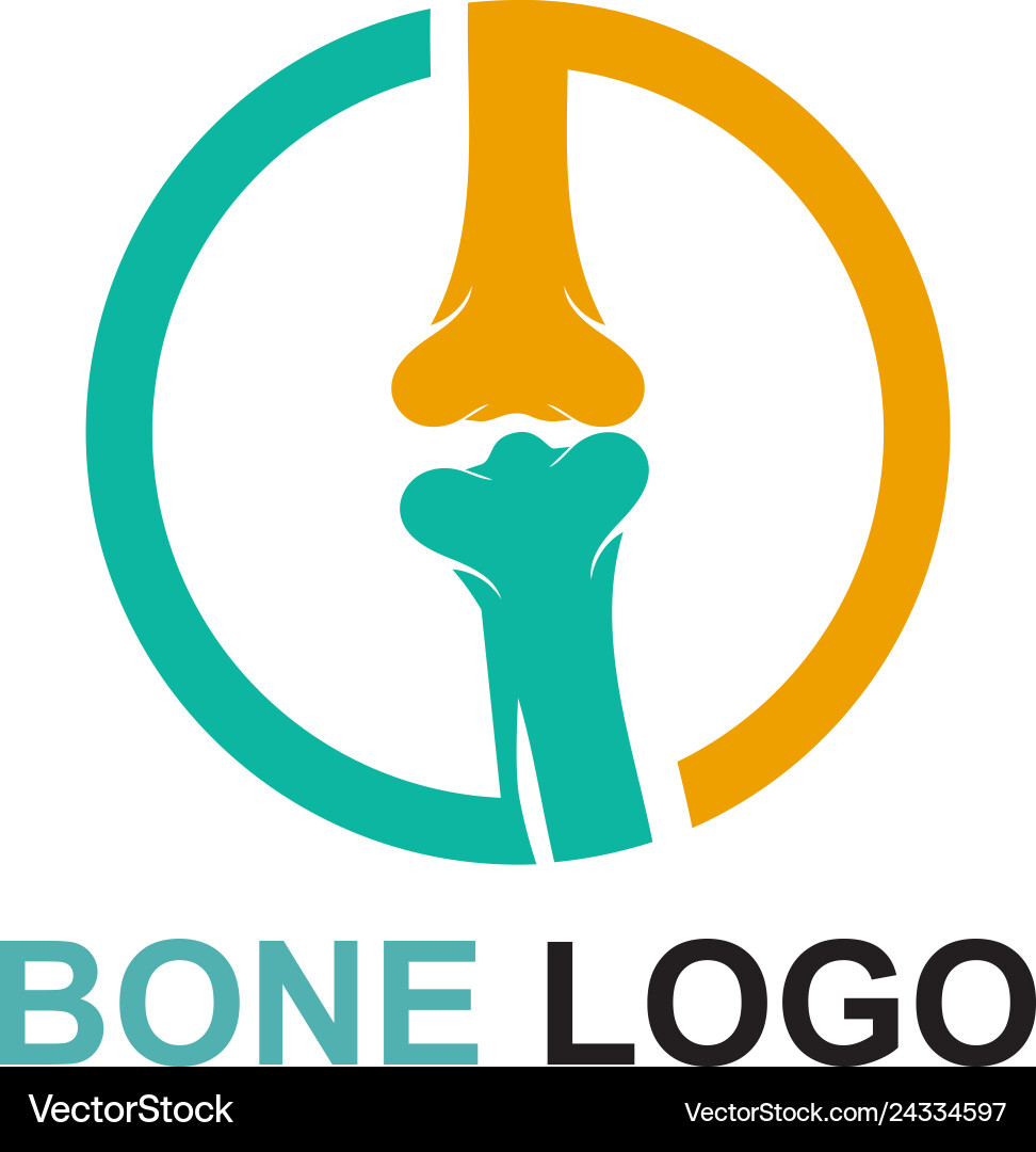 Bone logo template Royalty Free Vector Image - VectorStock
