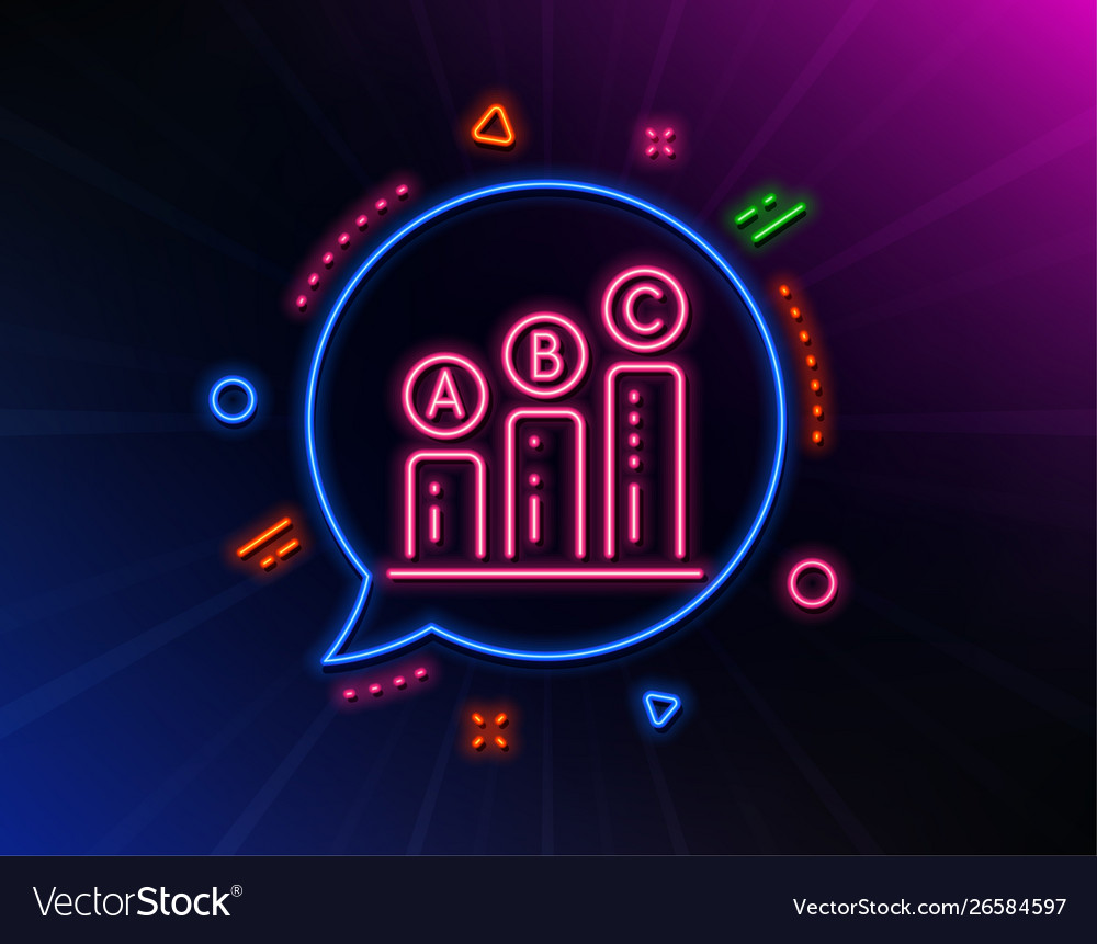Graph line icon column chart sign vector image Graph line icon column chart sign