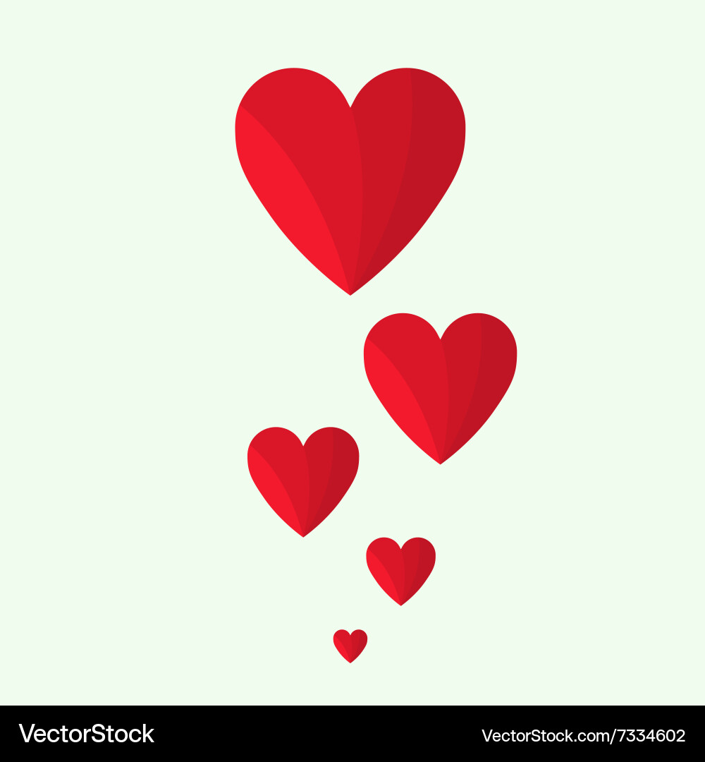 Abstract background heart Royalty Free Vector Image
