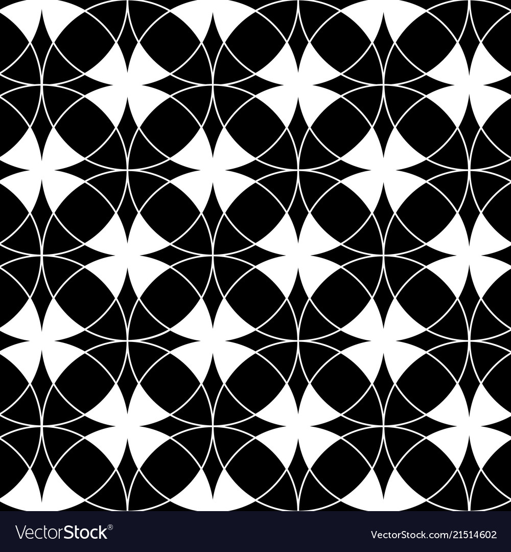 Abstract geometric seamless print pattern