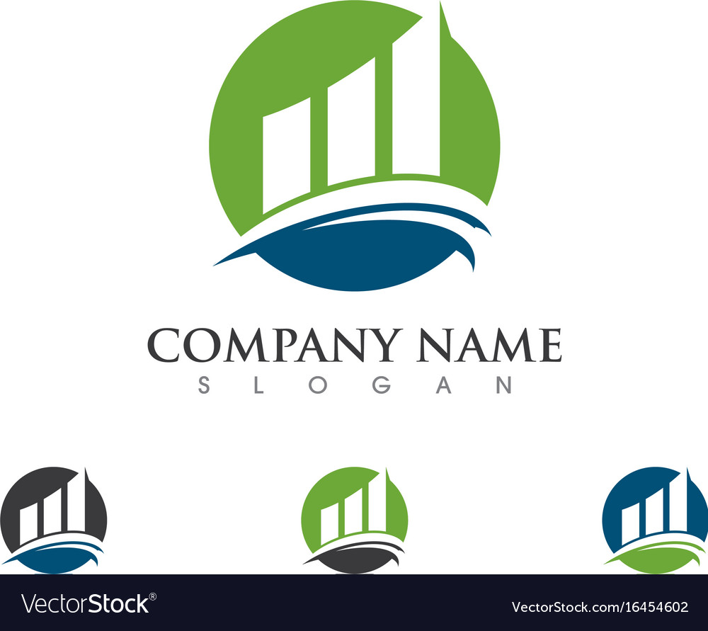 Business finance professional logo template icon