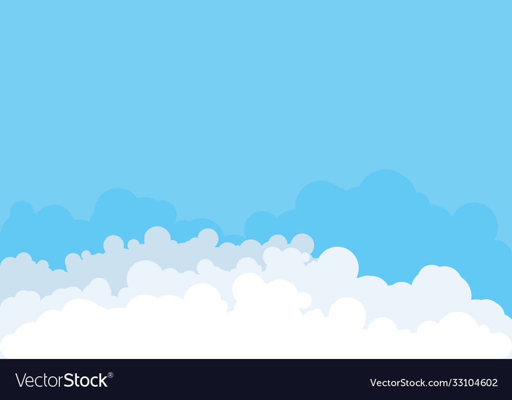 Cloud template Royalty Free Vector Image - VectorStock