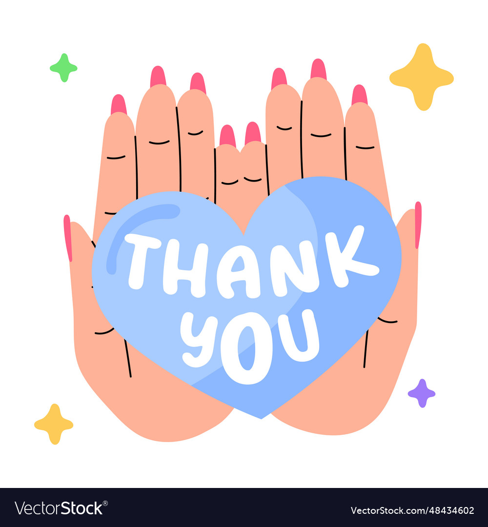 Feeling Gratitude Royalty Free Vector Image - Vectorstock