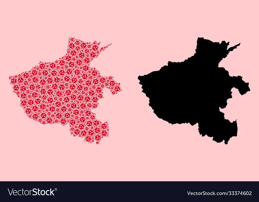 Mosaic map henan province pandemic