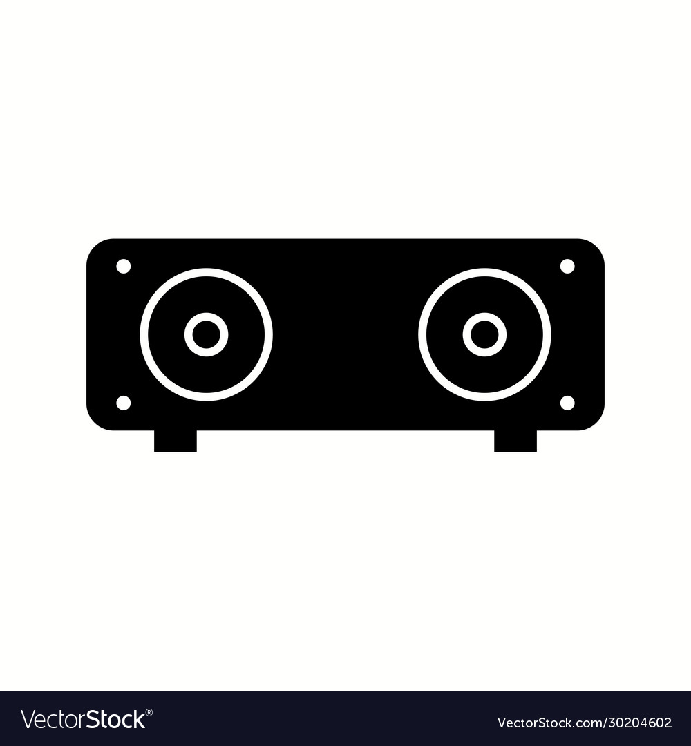 Unique speakers glyph icon