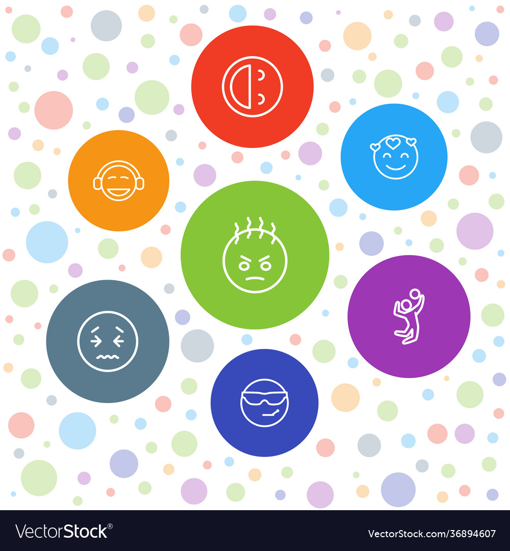 7 smile icons