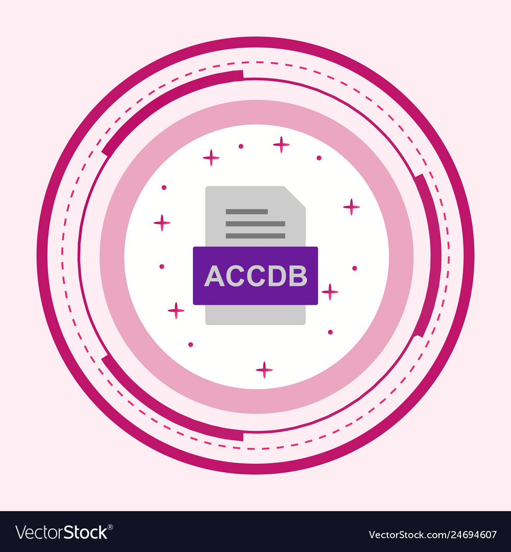 Accdb file document icon