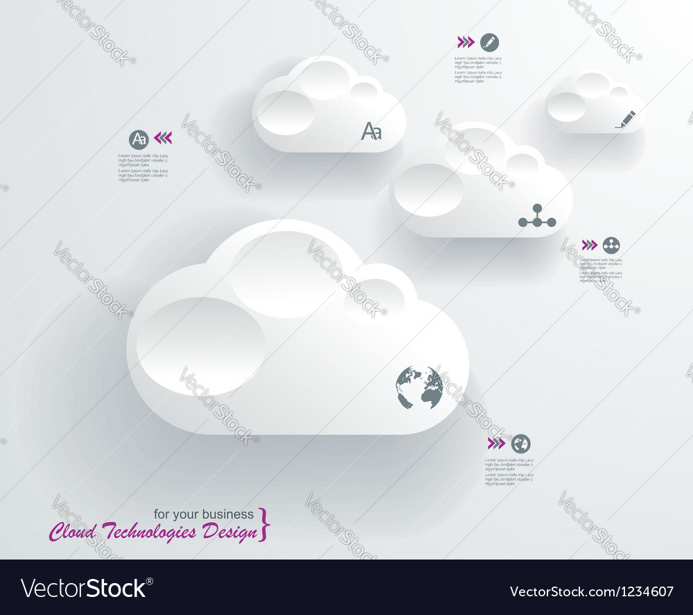 Cloud Computing Concept Royalty Free Vector Image Cloud Computing Concept Royalty Free Vector Image