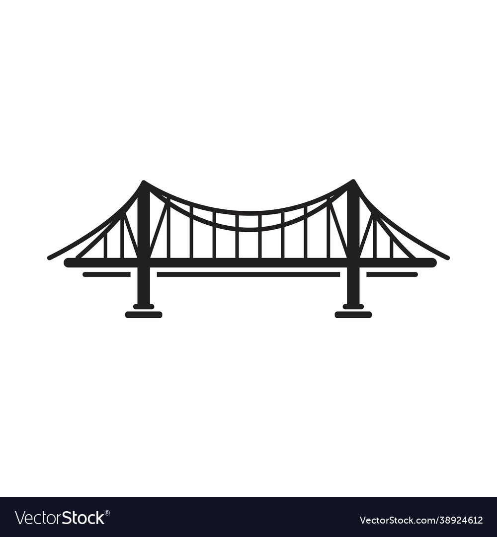 Bridge icon Royalty Free Vector Image - VectorStock