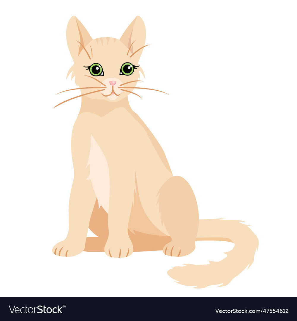 Little Kitty Royalty Free Vector Image Vectorstock Little Kitty Royalty Free Vector Image Vectorstock