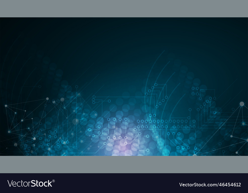 Neural network concept connected cells with links vector image Neural network concept connected cells with links