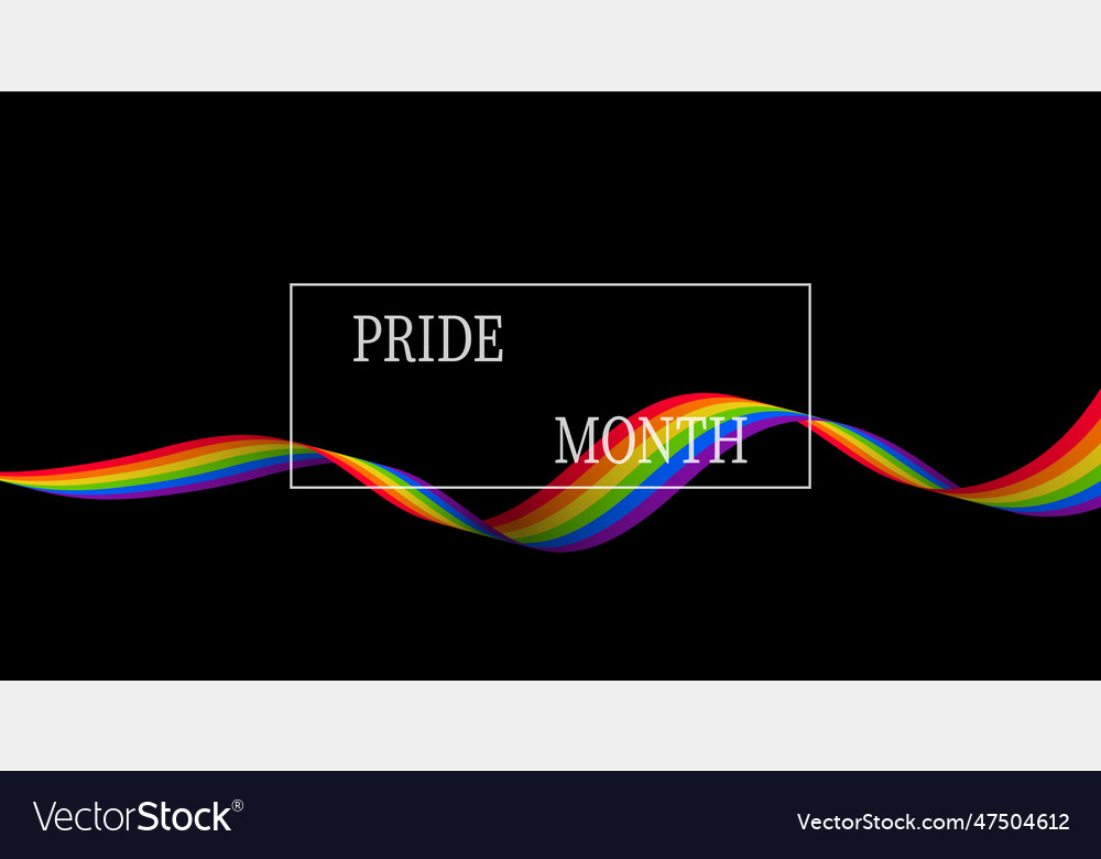 Rainbow flag pride month