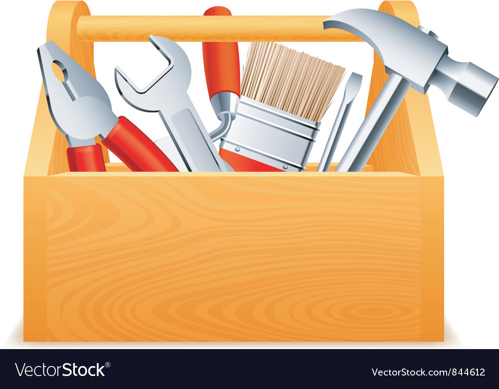 Download Toolbox Royalty Free Vector Image - VectorStock